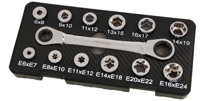 13PC GO THROUGH SOCKET SET