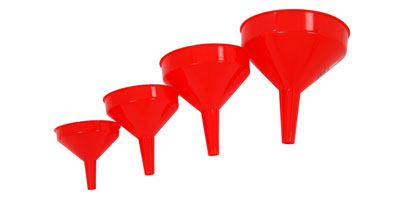 PLASTIC FUNNEL SET PACK OF 4