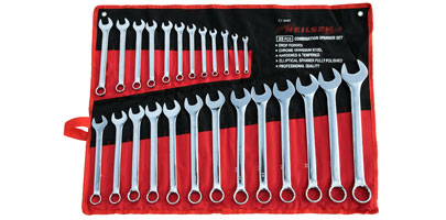 SPANNER SET-25PC 6MM-32MM FULL POLISH FINISH , CT0441