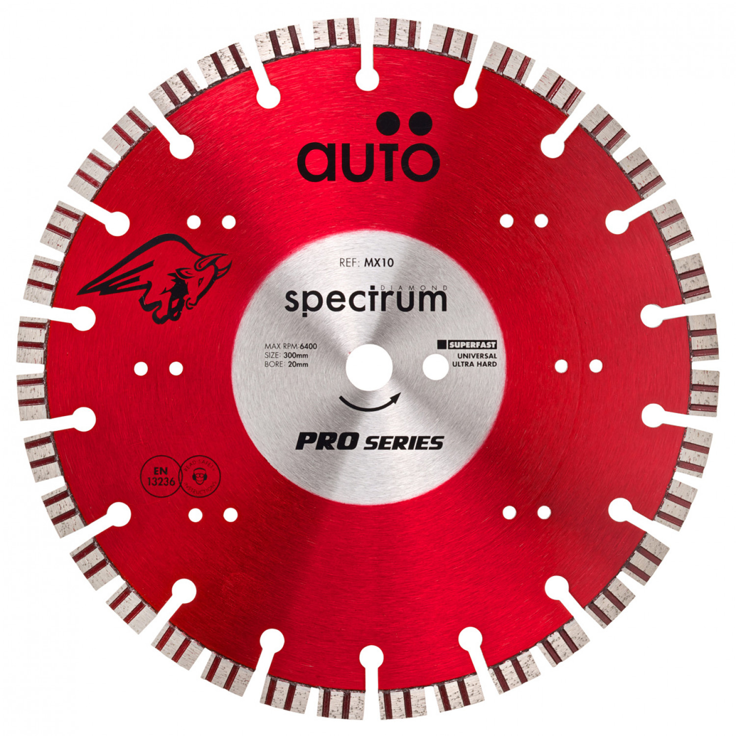 HARD 300MM DIAMOND DISC 20MM BORE