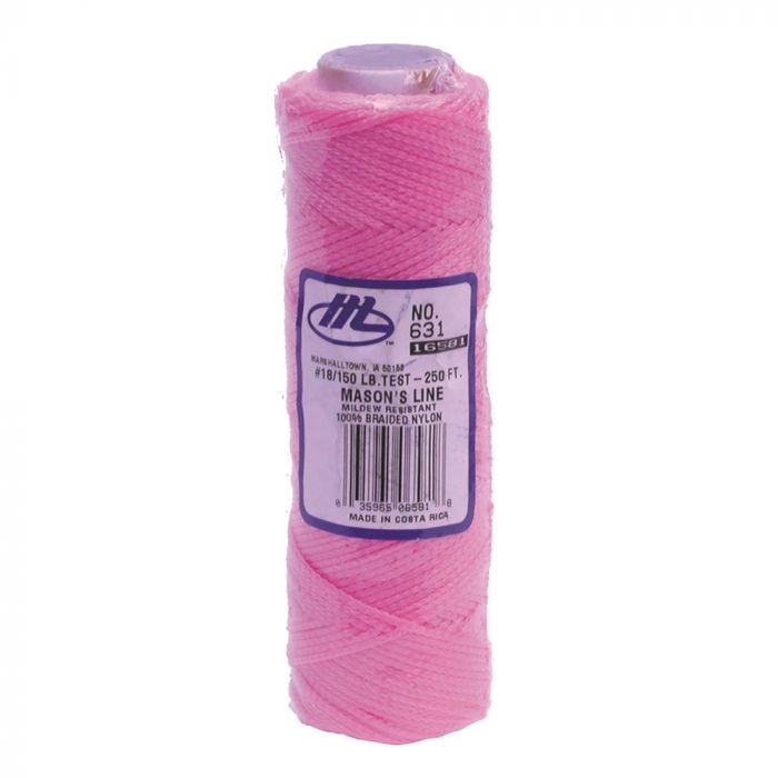 MASONS LINE 250FT FLOURESCENT PINK