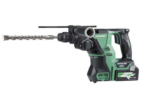 DH36DPA HIKOKI 36V BRUSHLESS SDS DRILL WITH 2 MULTIVOLT BATTERIES
