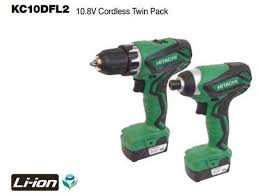 HIKOKI KC10DFL2  2PC 10.8 VOLT DRILL AND IMPACT DRIVER KIT