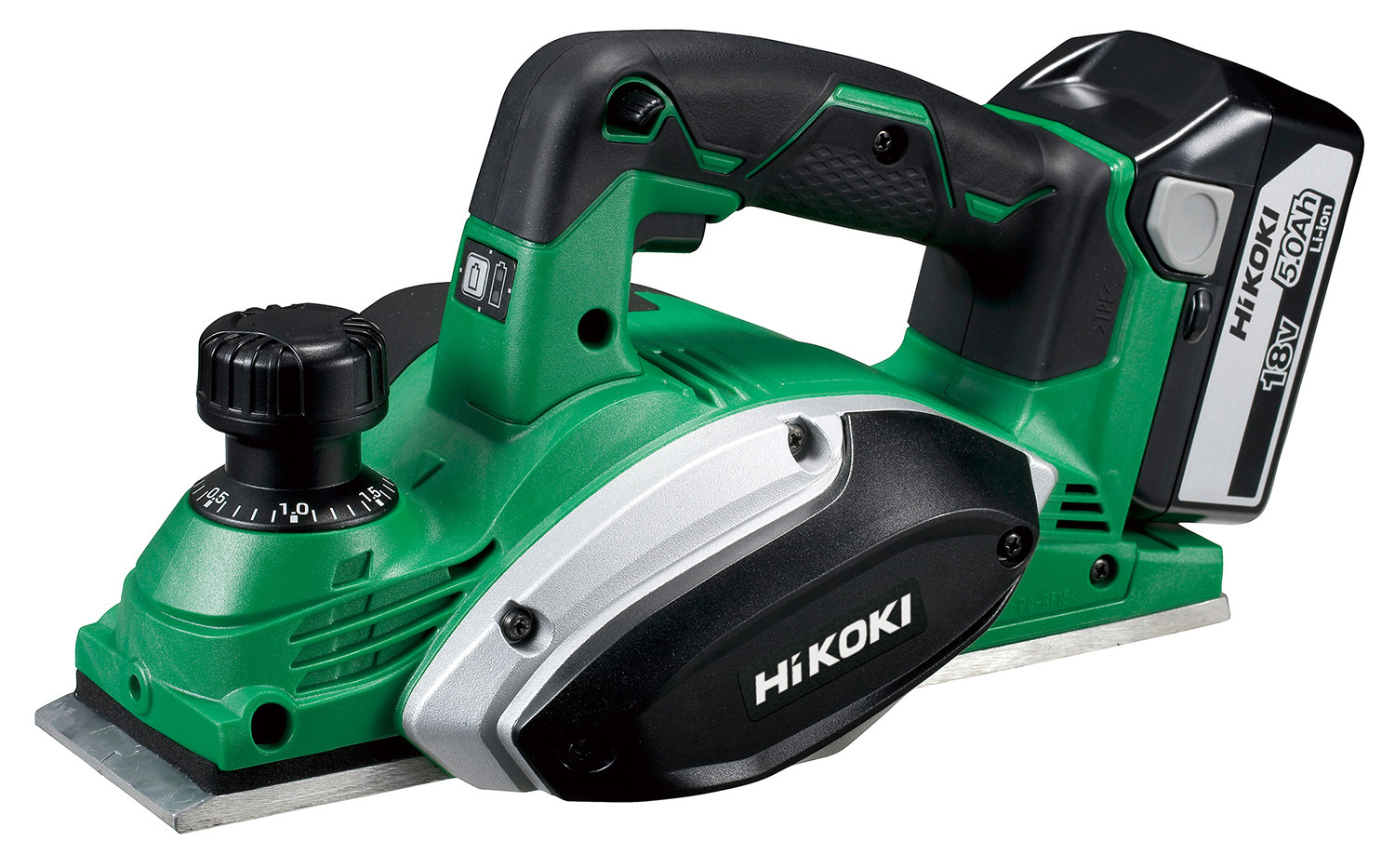 HIKOKI P18DSL 18V CORDLESS PLANER WITH 2 X 5AMP LI-ION BATTERIES