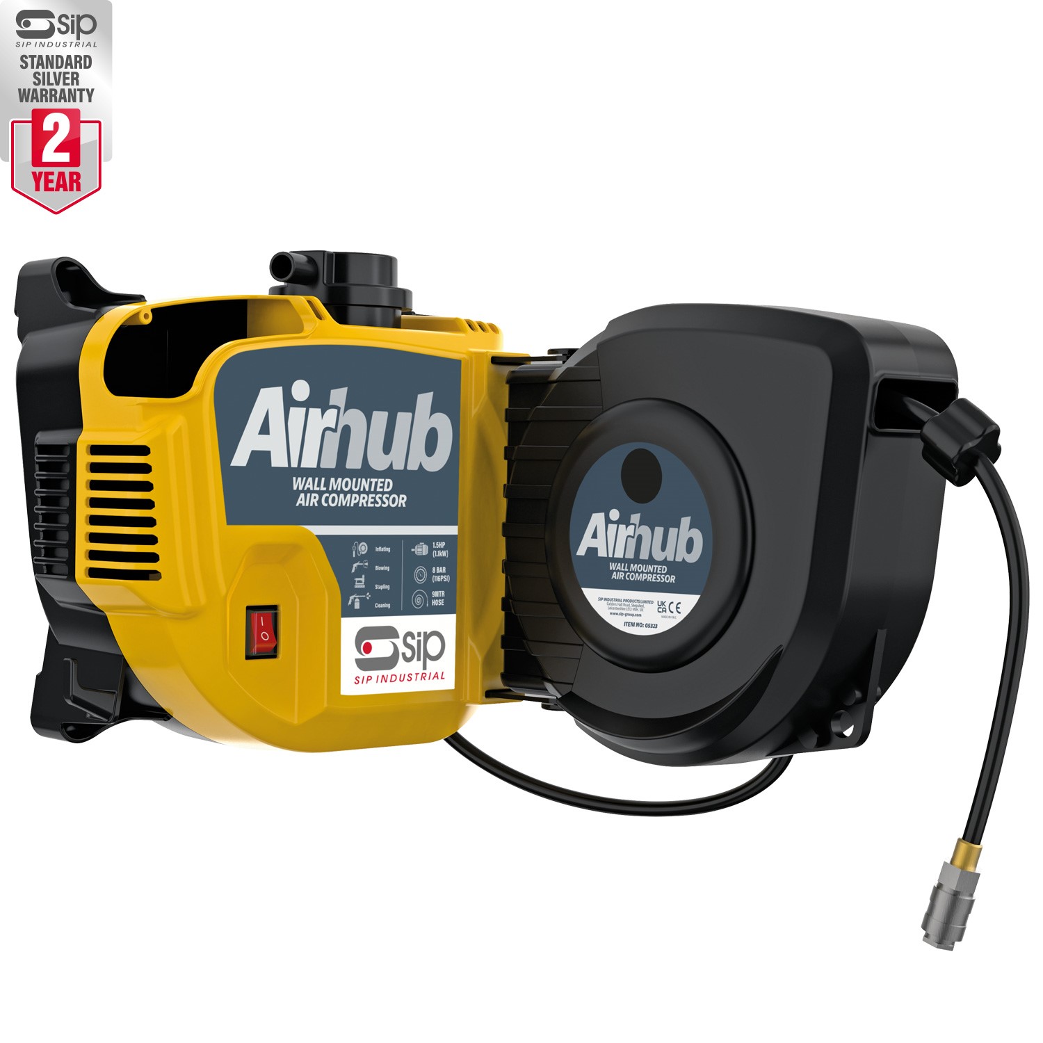 05323 SIP AIRHUB WALL MOUNTED DIRECT DRIVE COMPRESSOR